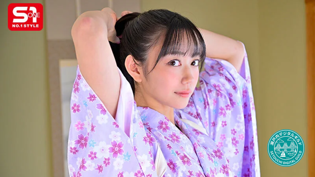 VR作品『運命を感じたライバルの袴美女』。百人一首の情緒を覆す、制服姿の175cm長身美女（明日葉みつは）が情熱的に関係を迫る衝撃の対比シーン。